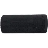 Eurofirany Luxe Katoenen Handdoek LARI 30x50cm Zwart 500 GSM met Borduursel