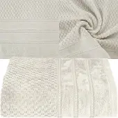 Eurofirany Beige Katoenen Badhanddoek 50x90 cm - Zacht en Absorberend