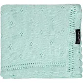 Lullalove Bamboe Wafel Dekentje Daisy Mint 80x100 cm