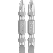 Graphite Dubbelzijdige Bits PH2 x SL6 50mm - 2 Stuks