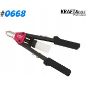Kraft & Dele Kraft&Dele 13" Handklinknagelmachine met 5 dopsleutels