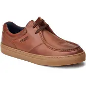 Base london Dalston Leer Heren Bruine Mocassin Schoenen