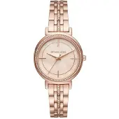 Michael Kors Cinthia MOP wijzerplaat Rose Crystal Pave dameshorloge MK3643