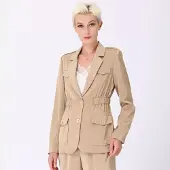 Smart & Joy Safari blazer met gather taille
