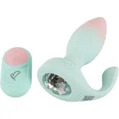 Beau Coeur Juvela - vibrerende anale plug - turquoise