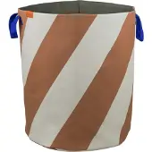 Mette Ditmer Diagonaal wasmand Ø40x50 cm Brick-sand