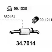 ASSO 34.7014 Einddemper
