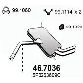 ASSO 46.7036 Einddemper