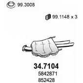 ASSO 34.7104 Einddemper