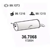 ASSO 36.7068 Einddemper
