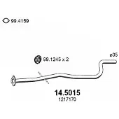 ASSO 14.5015 Voorpijp