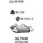 ASSO 32.7030 Einddemper