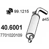 ASSO 40.6001 Uitlaat middendemper