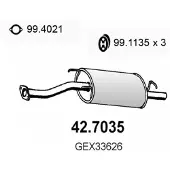 ASSO 42.7035 Einddemper