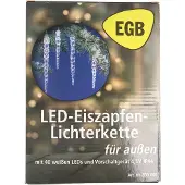 EGB LED ijspegel kerstverlichting 40 kegels witte LED 4027236043409
