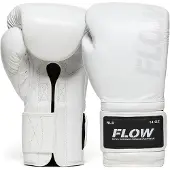 Flow - Challenge Bokshandschoenen - Echt Leer - Wit 16 oz