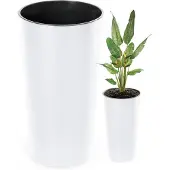 Lamela Lilia Pot Hoogglans Wit 30x57cm met Inzetstuk