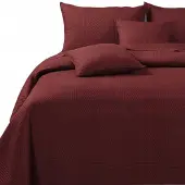 TRIO Gewatteerde sprei 160x220 cm - Esdoorn Rood