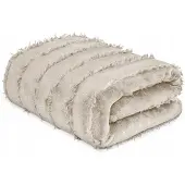Domarex Luxe Jacquard Deken NAPPA 130x170cm Beige - Zacht & Warm