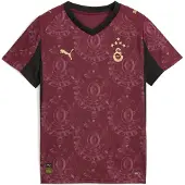 Puma Functioneel shirt 'Galatasaray SK 25/26' citroen / wijnrood / zwart