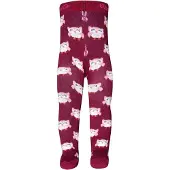 Ewers Babymaillot Donkerroze/Wijnrood met Uiltjes - 62