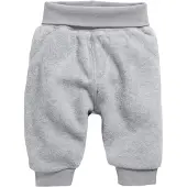Playshoes Schnizler babybroekje fleece uni grijs