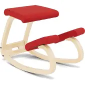 Varier Stokke Variable Balans kniestoel Rood/Naturel Tonal