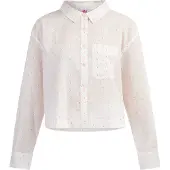 Mymo Blouse lichtoranje / lichtroze / wit