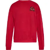 MO Sweatshirt lichtblauw / geel / wijnrood / zwart