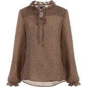 Dreimaster Blouse pueblo / ombergrijs / lichtbruin