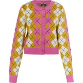 MyMo ROCKS Vest Dames Roze Geel Veelkleurig