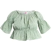MO Blouse groen / wit