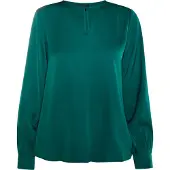 Dreimaster Klassik Blouse 'Klassik' smaragd