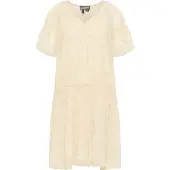 Dreimaster Jurk beige / geel / groen / sering