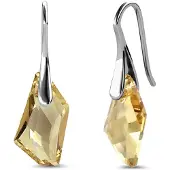 MYC Paris Zilveren ridderoorbellen - zilver en amber