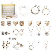 MYC Paris Adventskalender 13 juwelen en 11 parels - Roségoud