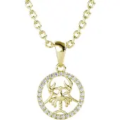 MYC Paris Kreeft Zodiac Hangers - Goud en Kristal