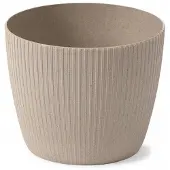 Lamela Bloempot MAGNOLIA JUMPER Coffee Latte Ø19cm H15cm Kunststof