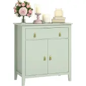 HOMCOM Dressoir Spaanplaat 80x40x90cm Groen
