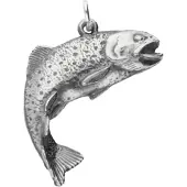 MOOYE ® - Collectie Zilveren Forel kettinghanger