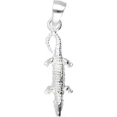 MOOYE ® - Collectie Zilveren Krokodil Alligator kettinghanger