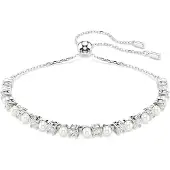 Swarovski 'Matrix' Vrouwen Basis Metaal Armband - Zilver 5689633