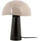 Leitmotiv Tafellamp Grato Enamel Black Warm Grey