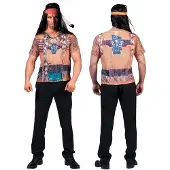 Generik T-Shirt Indiaan 3D Maat 56