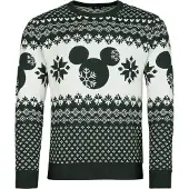 Minnie & Mickey Mouse - Disney Christmas jumper - Ugly Sweater Mickey - S tot XL - voor Mannen - meerkleurig - Maat XL