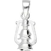 MOOYE ® - Collectie Zilveren Olielamp Stormlamp kettinghanger