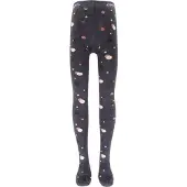 Ewers Kindermaillot Donkergrijs met Stippen en Glittergaren - 98/104