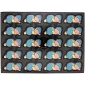 Ickx Chocolade babies melkchocolade-blauw - Doos 735 gram