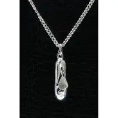 MOOYE ® - Collectie Zilveren Ballet spitzen ketting hanger