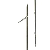 Picasso Platinum Stainless Steelamericaspear 7 Mm Single Flopper Spearshaft Grijs 190 cm